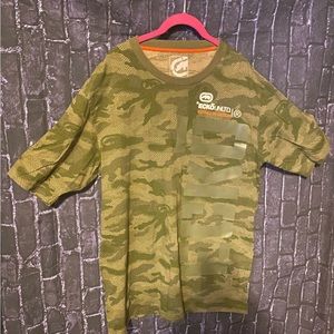Vintage ECKÕ UNLTD Defined By Design Men’s Graphic Camo T-Shirt Sz XL GUC Y2K